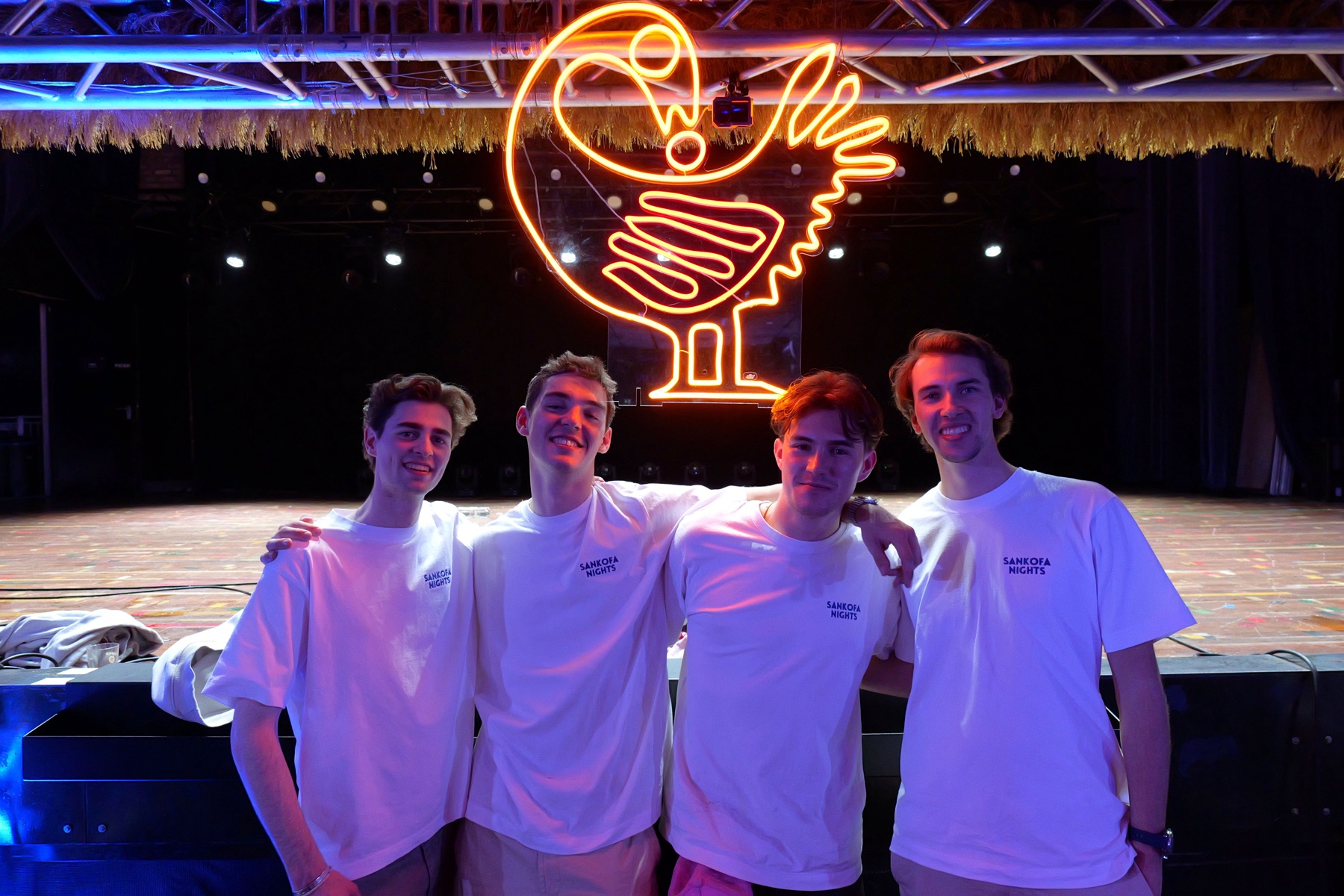 Oscar, Ben, Ferdinand and Arthur - Sankofa Nights founders
